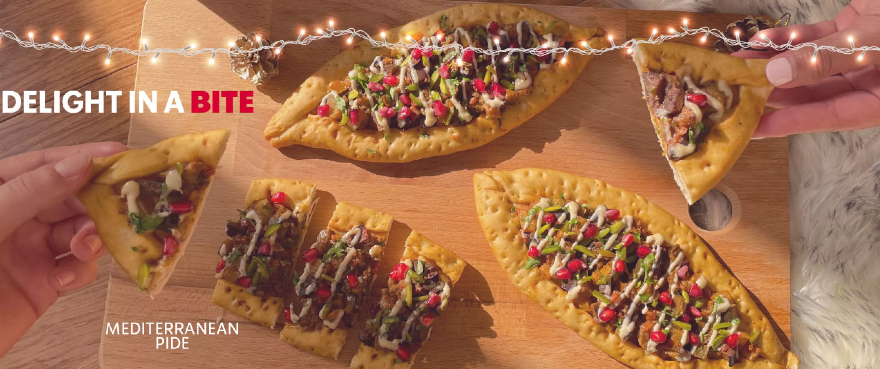 Starbucks Mediterrenean Pide Holiday 2021 Horizontal Banner