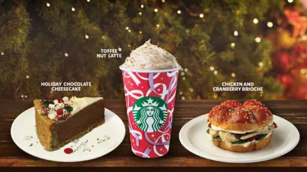 Starbucks Holiday Menu 2021